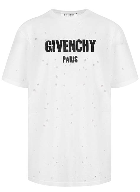 givenchy t shirt replica|Givenchy t shirt with holes.